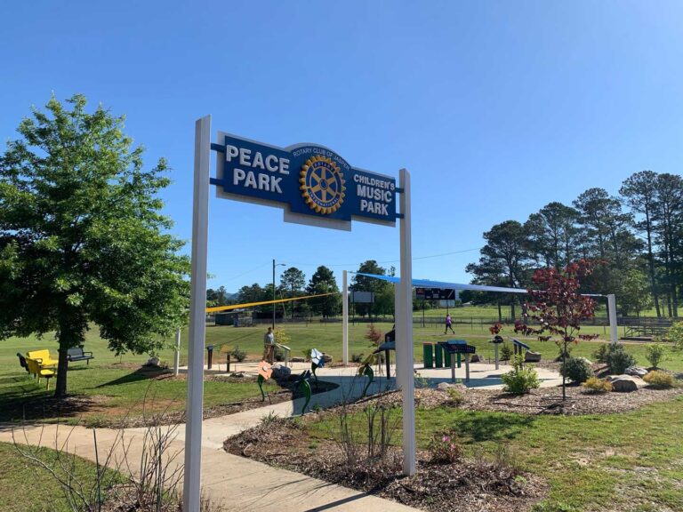 Entrance To The Rotary Children's Music Park