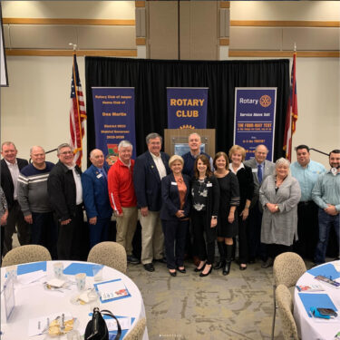 January 2020 Rotary Club Members At Chamber Of Commerce Breakfast