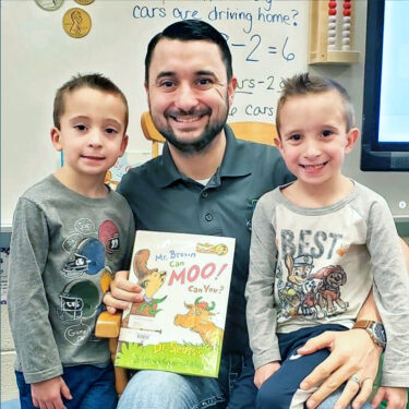 Josh Tippens Read Dr. Suess To Children On Read Across America Day 1